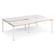 Adapt 1600mm Deep Sliding Top Double Back to Back Bench Desk